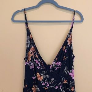 Floral black L American Eagle Jumpsuit